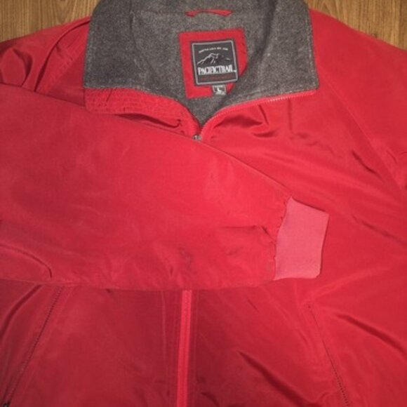 Pacific Trail Red Winter Jacket - Lined - Large Fall Cold Weather Warm Jacket - Picture 1 of 12